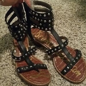 Inch heel open toe sandal